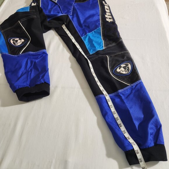 Thor MX Phase 2.0 Men's Size 32 Blue Motocross Motorcycle Adjustable Waist Pants - Picture 12 of 15